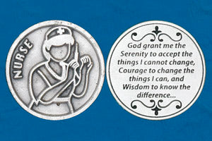 Religious Coin Token - Nurse's Serenity Prayer