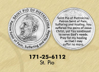 Healing Saints Token - Saint Pio of Pietrelcina