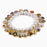 Holy Saint Stretch Bracelet - Aurora Borealis Pearl Beads