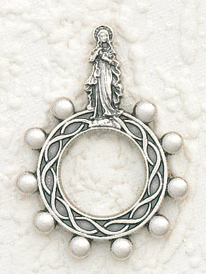 Immaculate Heart of Mary Silhouette Finger Rosary