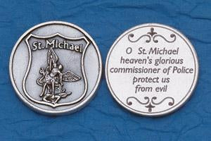 Religious Coin Token Policeman's Prayer- St Michael