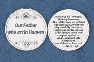 Pocket Prayer Token with Our Father