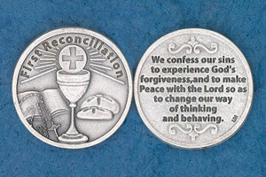 First Reconciliation Pocket Prayer Coin