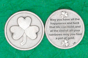 Irish Prayer Coin - May you have all the happiness and luck