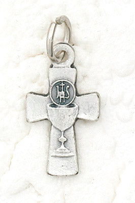 Small Chalice Cross Pendant