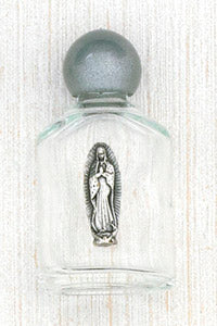 Holy Water Glass Bottle - Guadalupe