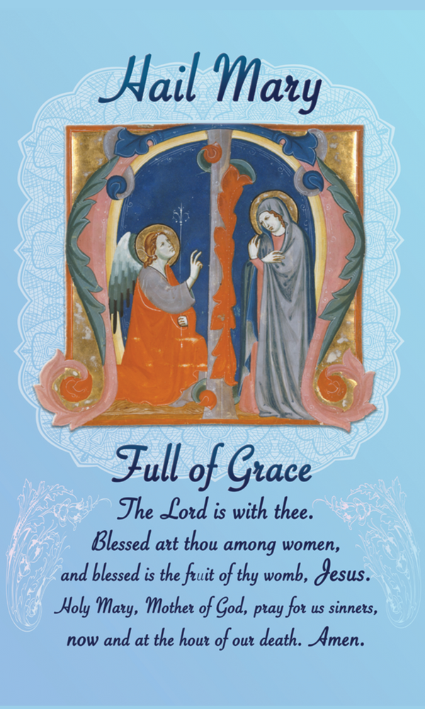 Hail Mary Prayer Card - 25-Pack
