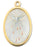 Gold Oval Holy Spirit Picture Medal