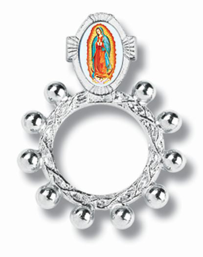 Our Lady Of Guadalupe Rosary Ring
