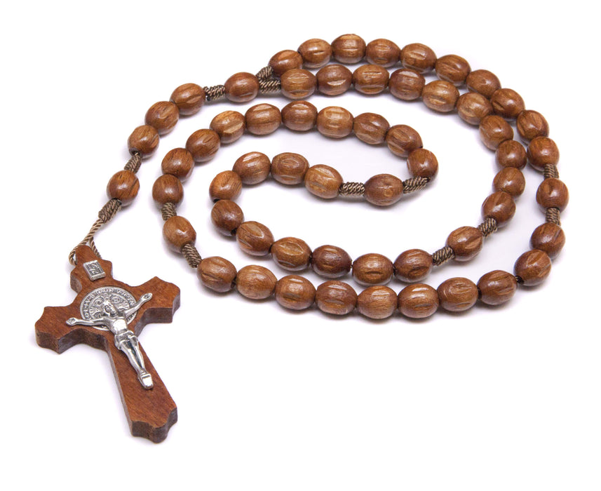 St. Benedict Medjugorje Wood Rosary