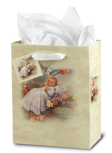 Baptism (Traditional) Small Gift Bag with Tissue