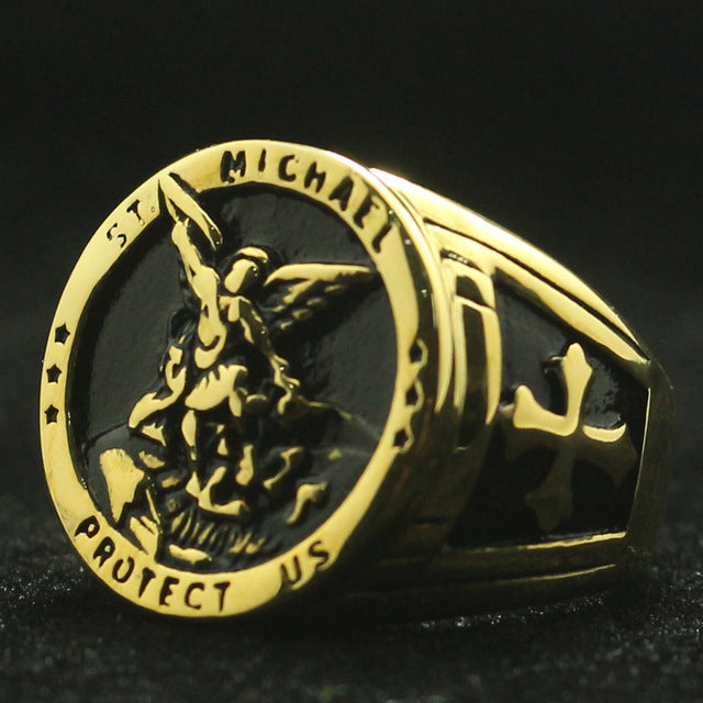 St. Michael the Archangel Vintage Ring