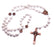 Medjugorje St. Benedict Stone Rosary - Chain