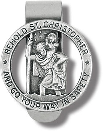 St Christopher Visor Clip Go Your Way Safely