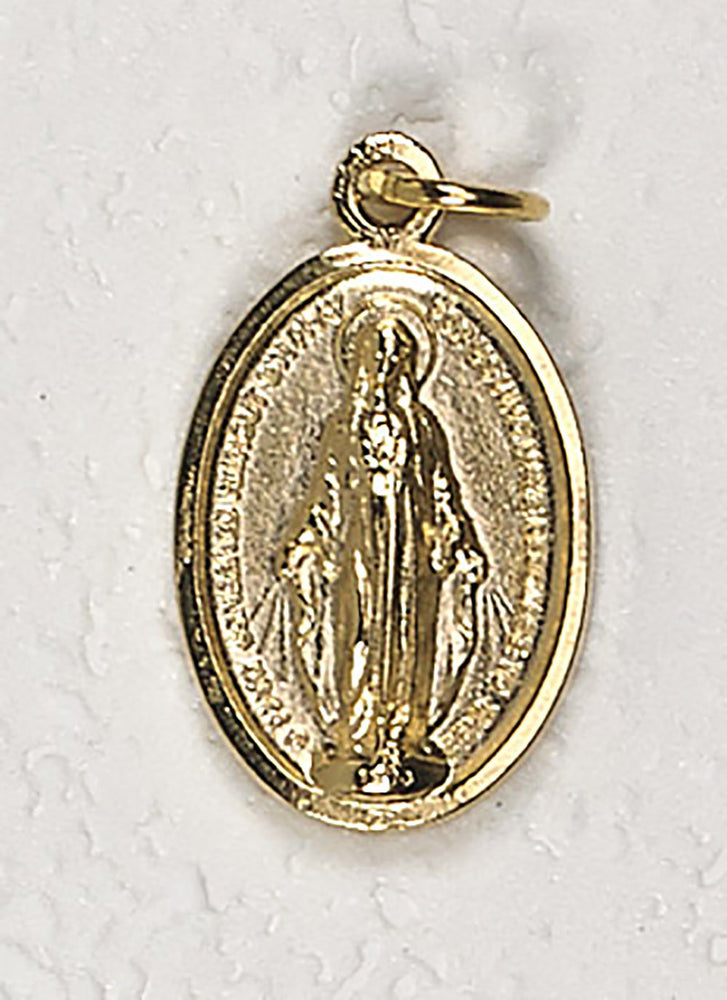 Gold Tone Miraculous Medal