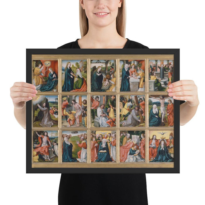 15 Mysteries of the Rosary Wall Art